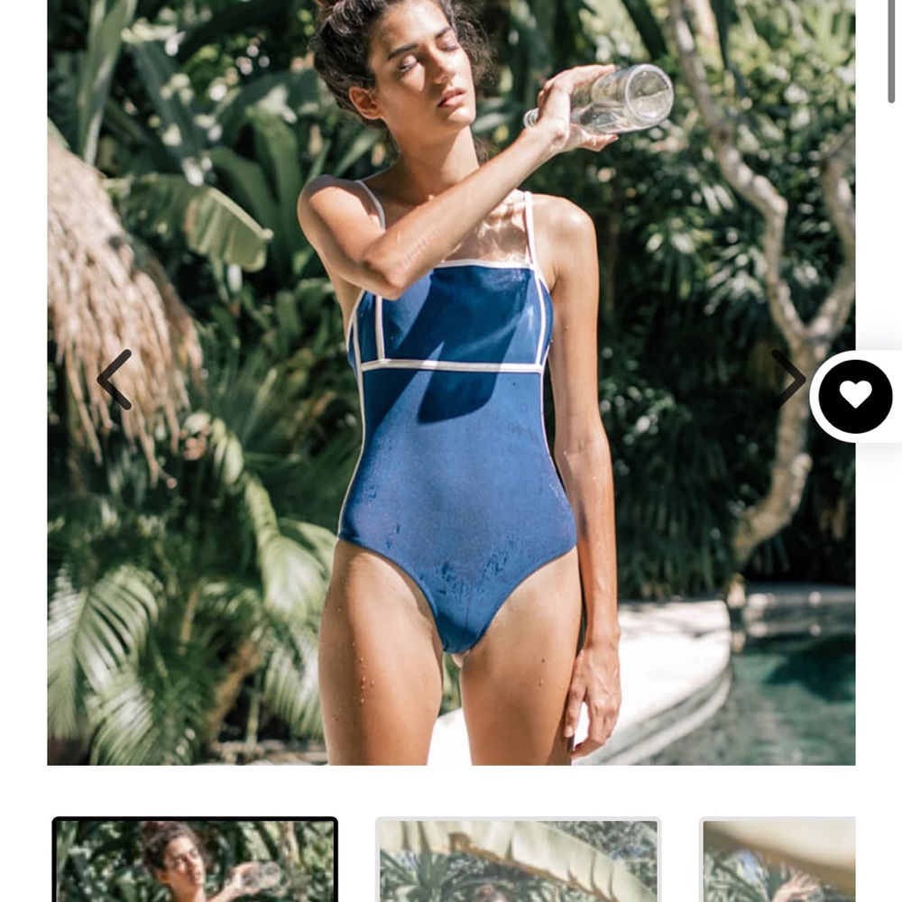Daze Days Cobalt Tube Swimsuit